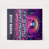 Rockin Vaporwave Party Wandteppich (Vorderseite (Horizontal))