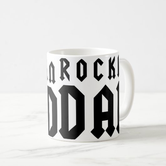 Rockin-Vater-Tasse Kaffeetasse (VorderseiteRechts)