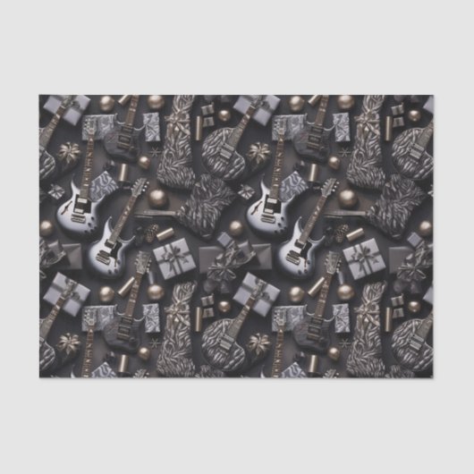 Rockin Weihnachten Seidenpapier (Vorderseite)