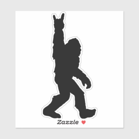 Rockin' Yeti Aufkleber (Blatt)