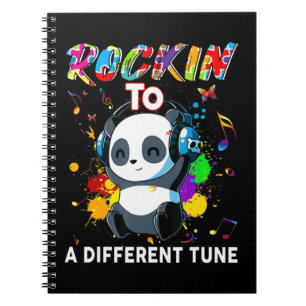 Rockin' zu einem anderen Tune-Design. Rätsel Notizblock