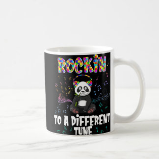 Rockin' zu einem anderen Tune Panda Autismus Bewus Kaffeetasse