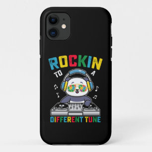 Rockin zu einem anderen Tune Panda Autismus Bewuss Case-Mate iPhone Hülle