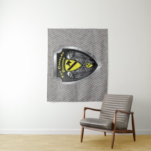 Rocking 1st Cavalry Division Wandteppich (Beispiel)