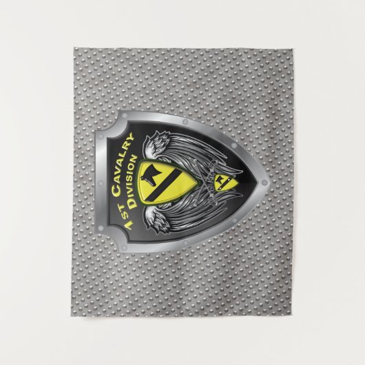 Rocking 1st Cavalry Division Wandteppich (Vorderseite)