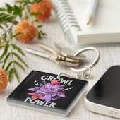 Rocking Baby Monster - Growl Power Schlüsselanhänger (Vorderseite rechts)