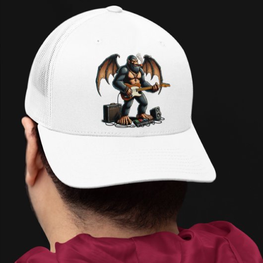 Rocking Bigfoot Shred auf Gitarre Truckerkappe