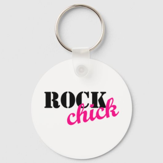Rocking Chick Schlüsselanhänger (Vorderseite)