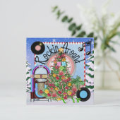 Rocking Christmas Party - SRF Einladung (Stehend Vorderseite)