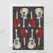 Rocking Good Time Rockstar Einladung zum Geburtsta (Rückseite)