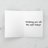 Rocking Guitar Geburtstagskarte Karte (Innenseite)