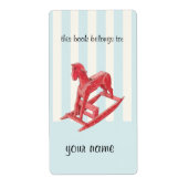 Rocking Horpes Buchzeichen Label (Vorne)