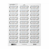 Rocking Horse Address Label 2 (Vorne)