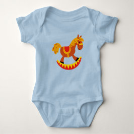 Rocking Horse Baby Bodysuit Strampler