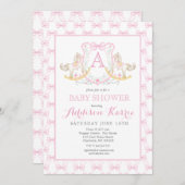 Rocking Horse Baby Shower Einladung (Vorne/Hinten)