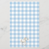 Rocking Horse Baby Shower Ratschläge für die Elter (Rückseite)