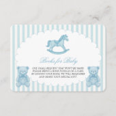 Rocking Horse Blue Books for Baby Enclosure Card Begleitkarte (Vorderseite)