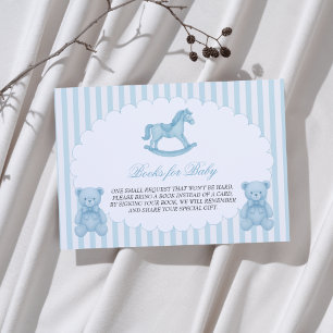 Rocking Horse Blue Books for Baby Enclosure Card Begleitkarte