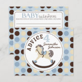 Rocking Horse Boy Advice Card (Vorne/Hinten)