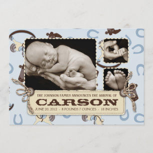 Rocking Horse Boy Announcement Card 2 Ankündigung