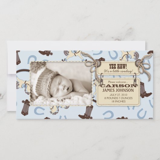 Rocking Horse Boy Foto Card 2 Ankündigung (Vorderseite)