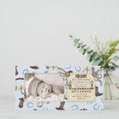 Rocking Horse Boy Foto Card 2 Ankündigung (Stehend Vorderseite)