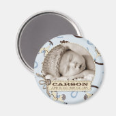 Rocking Horse Boy Magnet R (Vorderseite/Rückseite)