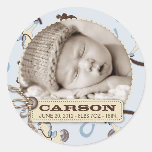 Rocking Horse Boy Sticker R (Vorderseite)