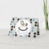 Rocking Horse Boy TY Card Dankeskarte (Vorderseite)