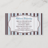 Rocking Horse Business Card Visitenkarte (Rückseite)