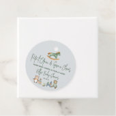 Rocking Horse Champagne, Wine Baby Duwer Gefallen Geschenkanhänger (Beispiel)