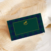 Rocking Horse Classic Luxus karierte Platzkarten