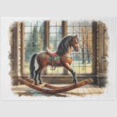 Rocking Horse Decoupage Tissue Paper Seidenpapier (Vorderseite)