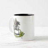 Rocking Horse Fly 2 Zweifarbige Tasse (Vorderseite Links)