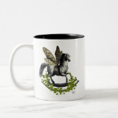Rocking Horse Fly 2 Zweifarbige Tasse (Links)
