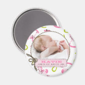 Rocking Horse Girl Magnet R (Vorderseite/Rückseite)