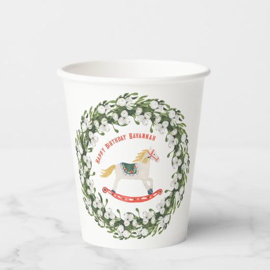 Rocking Horse Nutcracker Ballet Pappbecher (Vorderseite)