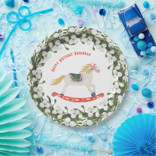 Rocking Horse Nutcracker Ballet Pappteller (Party)