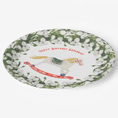 Rocking Horse Nutcracker Ballet Pappteller (Schrägansicht)