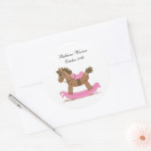 Rocking Horse Sticker in Rosa (Umschlag)