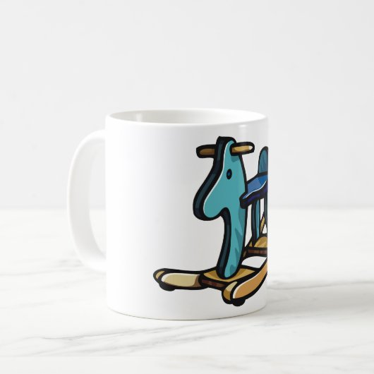 Rocking Horse Tasse (Vorderseite Links)