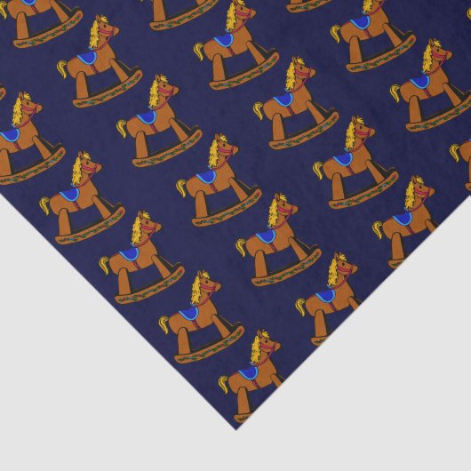 Rocking Horse Tissue Seidenpapier (Ausschnitt)
