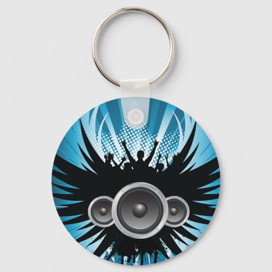 Rocking-Lautsprecher Schlüsselanhänger (Vorderseite)