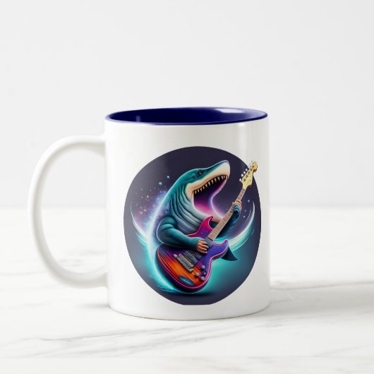 Rocking Megalodon Kid's Tasse (Links)