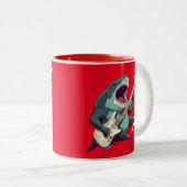 Rocking Megalodon Kid's Tasse (VorderseiteRechts)