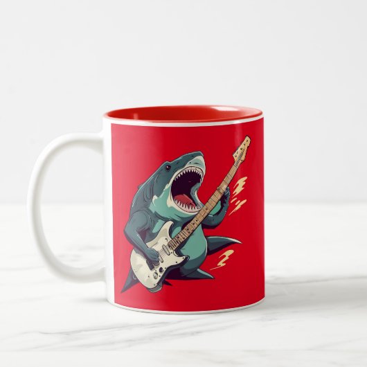 Rocking Megalodon Kid's Tasse (Links)
