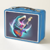 Rocking Megalodon Metal Lunchbox (Rückseite)