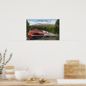 Rocking Mountain Rocket Train Poster (Küche)