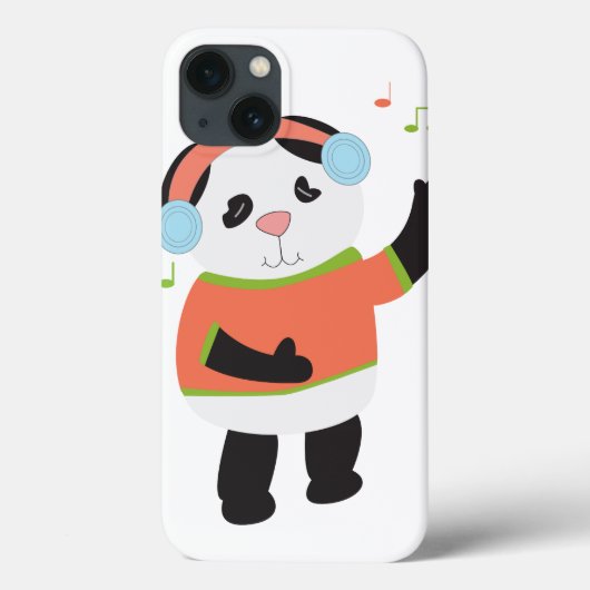 Rocking Panda Bear Case-Mate iPhone Hülle (Rückseite)