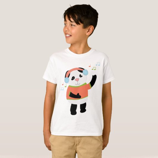 Rocking Panda Bear Shirt (Vorne ganz)